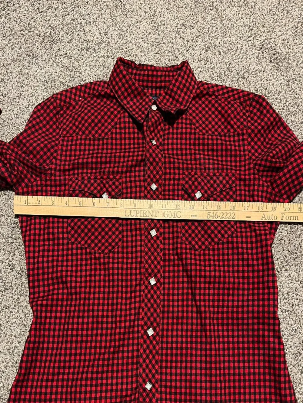 Ralph Lauren Plaid Western Shirt Girls 12 Pearl Snap Diamond Button Western Prep